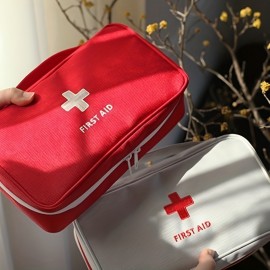 Travel Portable First Aid Kit, Zipper Lightweight Rescue Bag, Simple Medical Bag