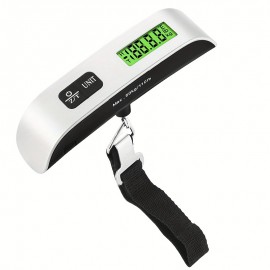 Portable Scale Digital LCD Display 110lb/50kg Electronic Luggage Hanging Suitcase Travel Weighs