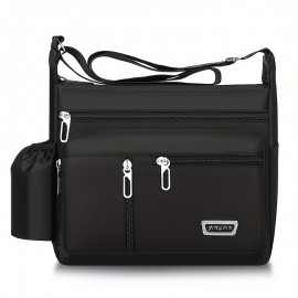 Men's Casual Multifunctional Crossbody Bag Large Capacity Tools Storage Bag Shoulder Bag Travel Bag