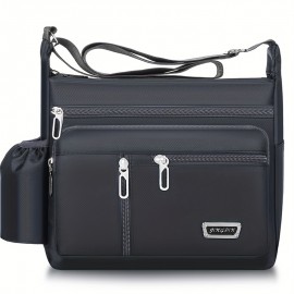 Men's Casual Multifunctional Crossbody Bag Large Capacity Tools Storage Bag Shoulder Bag Travel Bag