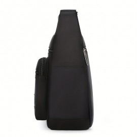 Multifunctional Shoulder Bag With Water Bottle Holder For Men Women, Large-capacity Crossbody Bag