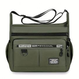 Large-capacity Shoulder Bag, Waterproof And Wear-resistant Messenger Bag, Multi-pocket Crossbody Bag