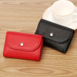 Mini Classic Short Wallet, All-Match Clutch Coin Purse, Portable Credit Card Purse For Women