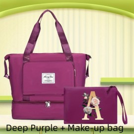 Dark Purple + Cosmetic Bag