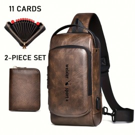 Dark Brown + Card Holder