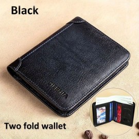 Black Two Fold Wallet +$33.00