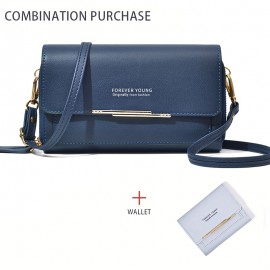 Blue And  Short Wallet