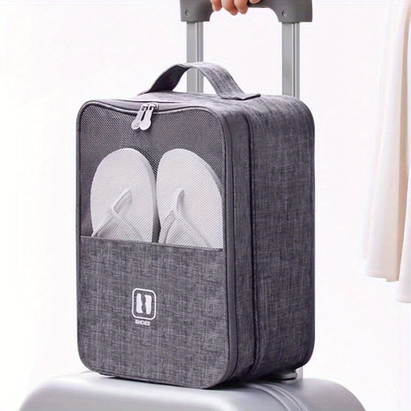 portable shoes storage bag for travel three layers storage bag multi use storage bag details 3