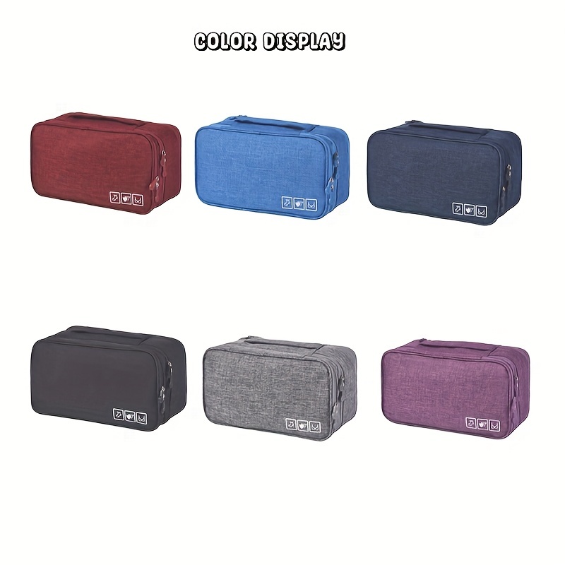 travel portable storage bag lightweight zipper organizer versatile storage bag for underwear details 5