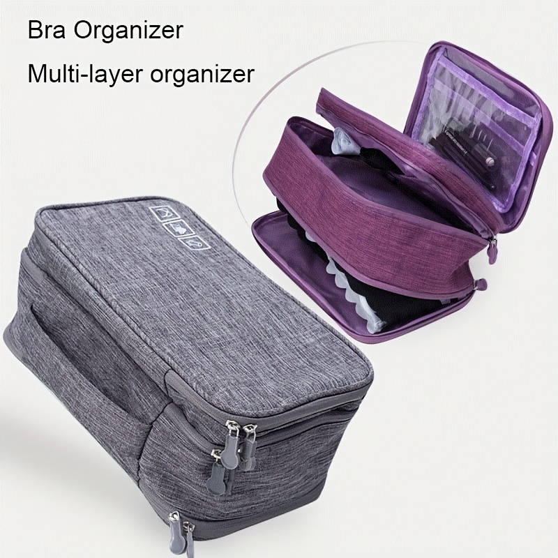 travel portable storage bag lightweight zipper organizer versatile storage bag for underwear details 6