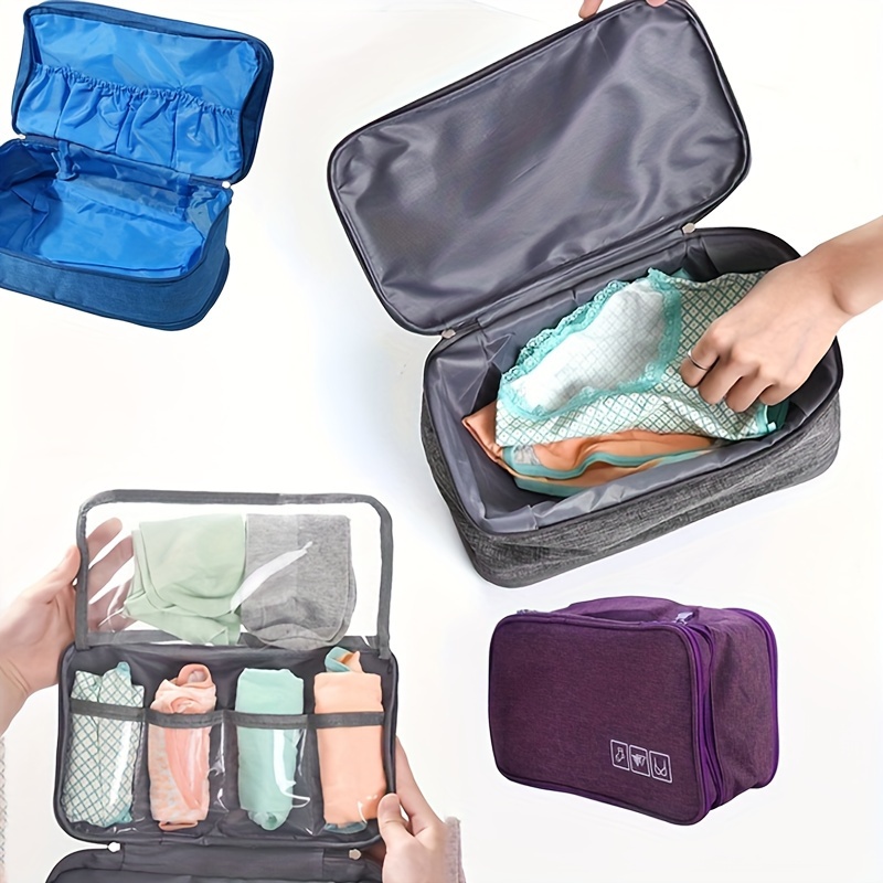 travel portable storage bag lightweight zipper organizer versatile storage bag for underwear details 8