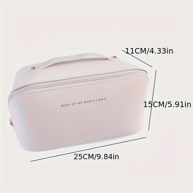 portable large capacity cosmetic bag, portable large capacity cosmetic bag simple toiletry wash bag fo travel lightweight makeup bag details 0