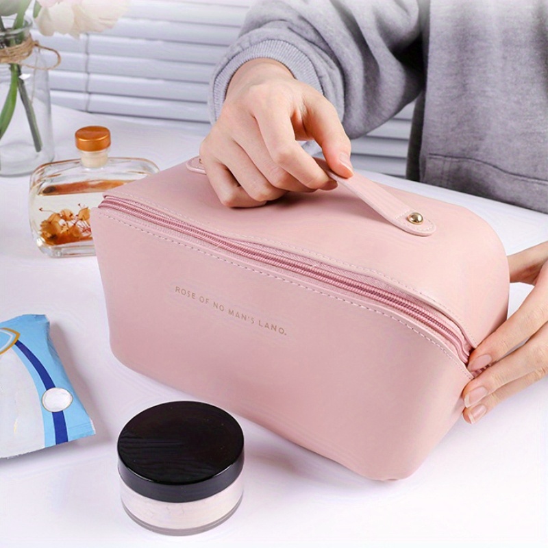 portable large capacity cosmetic bag, portable large capacity cosmetic bag simple toiletry wash bag fo travel lightweight makeup bag details 5