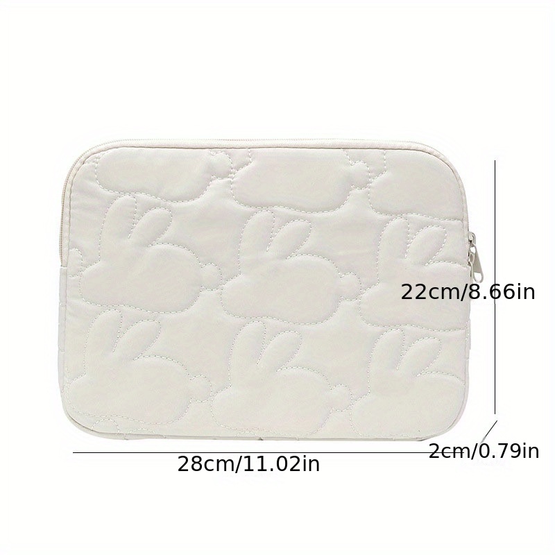 bag, 14 inch tablet notebook storage bag cute rabbit computer protector portable file sleeve for school office details 4