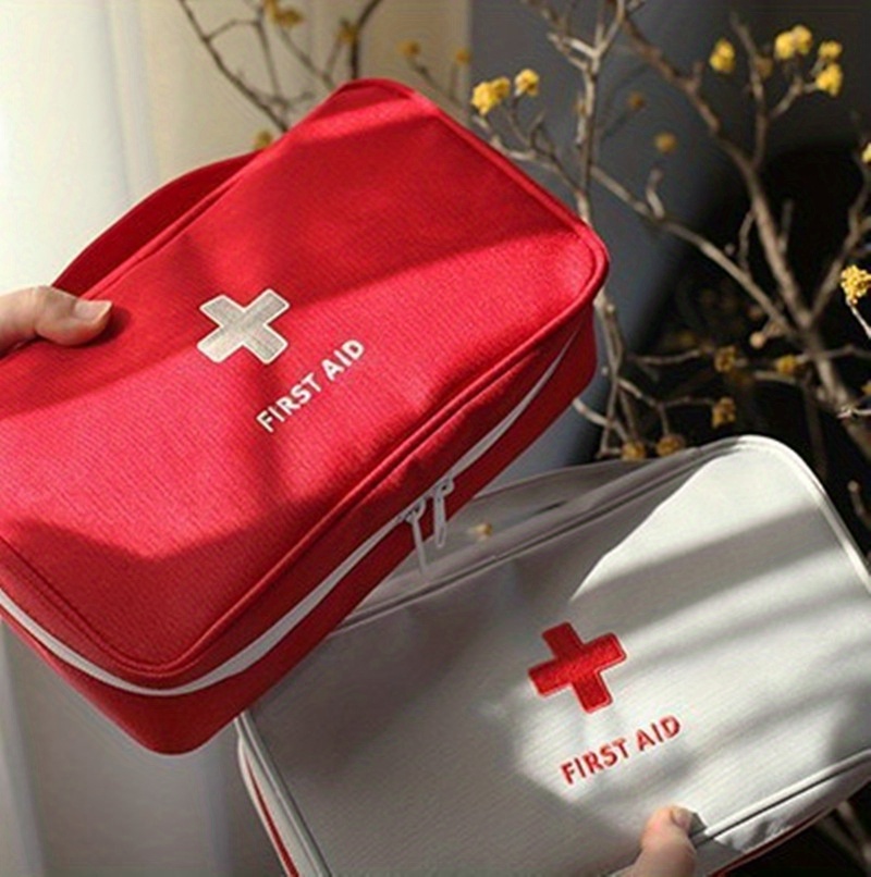 travel portable first aid kit zipper lightweight rescue bag simple medical bag details 0