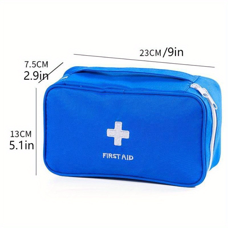 travel portable first aid kit zipper lightweight rescue bag simple medical bag details 1