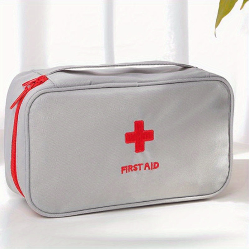 travel portable first aid kit zipper lightweight rescue bag simple medical bag details 5