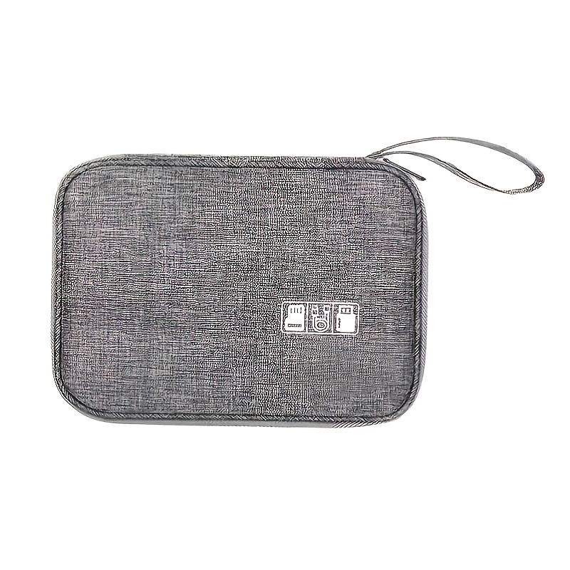 multifunctional data cable storage bag portable large capacity organizer bag details 5