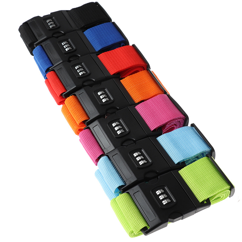 combination lock packing belt luggage luggage belt multi color details 0