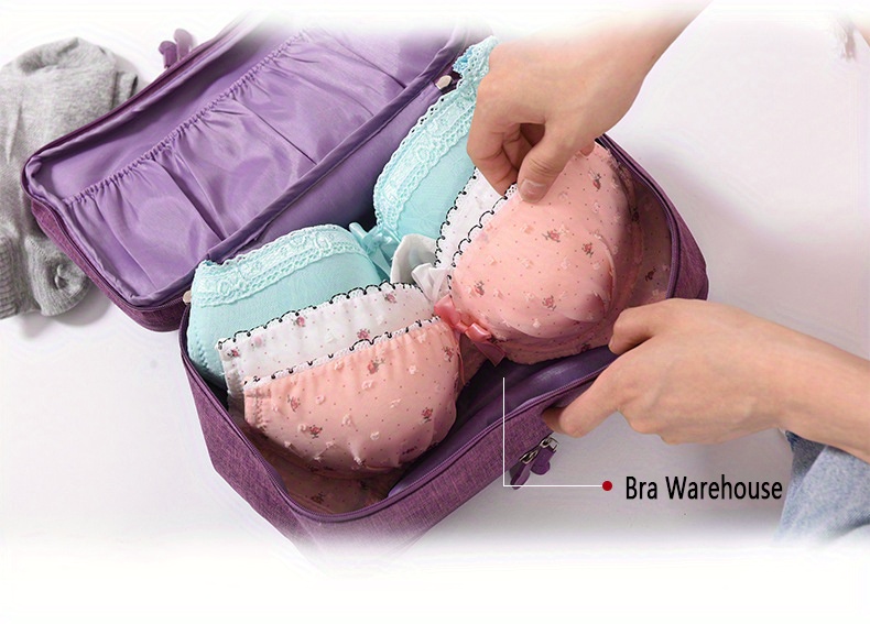 travel underwear storage bag portable toiletry bag travel underwear bra lingerie organizer details 7