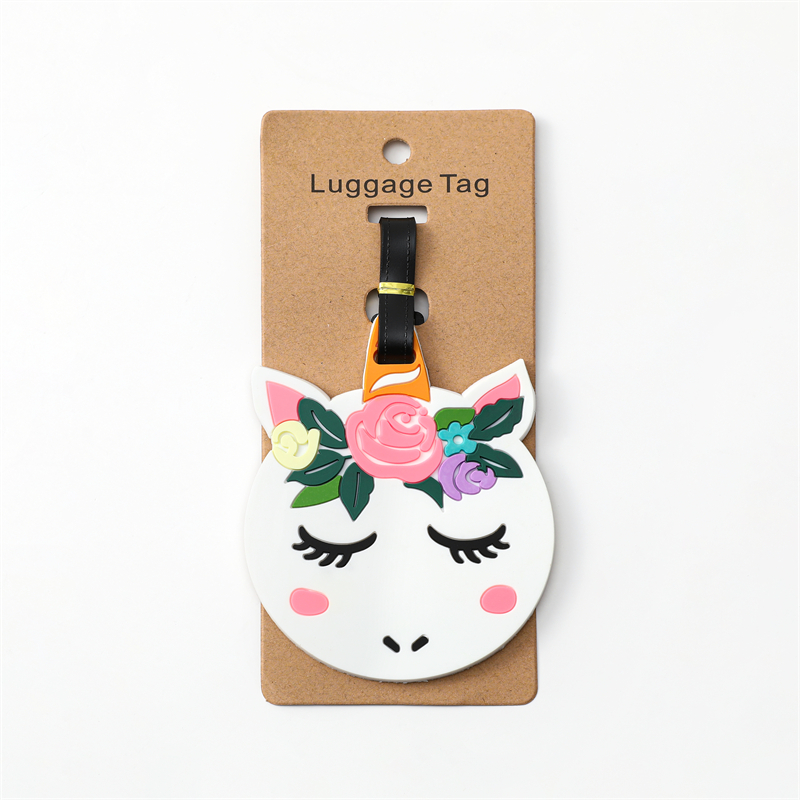 travel accessories luggage tag creative fashion style silicon portable travel label id addres holder details 3