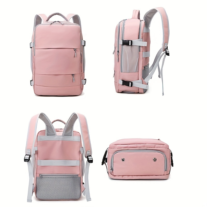 large capacity travel backpack purse multi functional duffle bag with shoes compartment 15 6 inch laptop schoolbag details 0