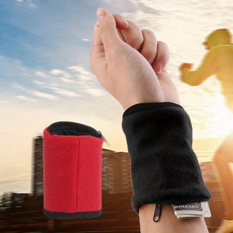 stay secure stylish with this unisex mini wrist wallet pouch band perfect for fitness sports more details 1