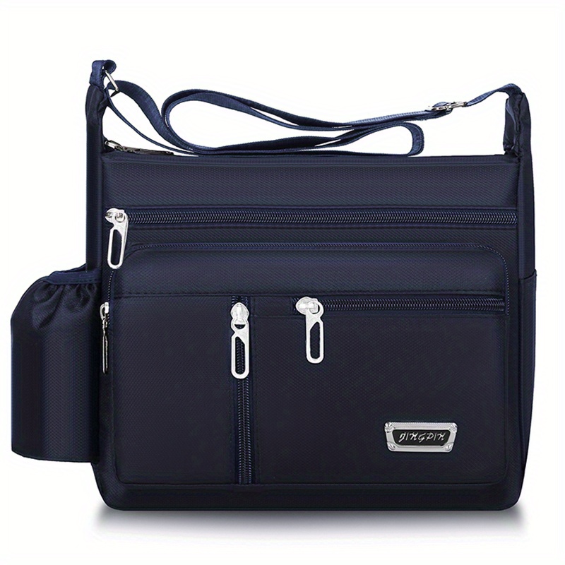 mens casual multifunctional crossbody bag large capacity tools storage bag shoulder bag travel bag details 10