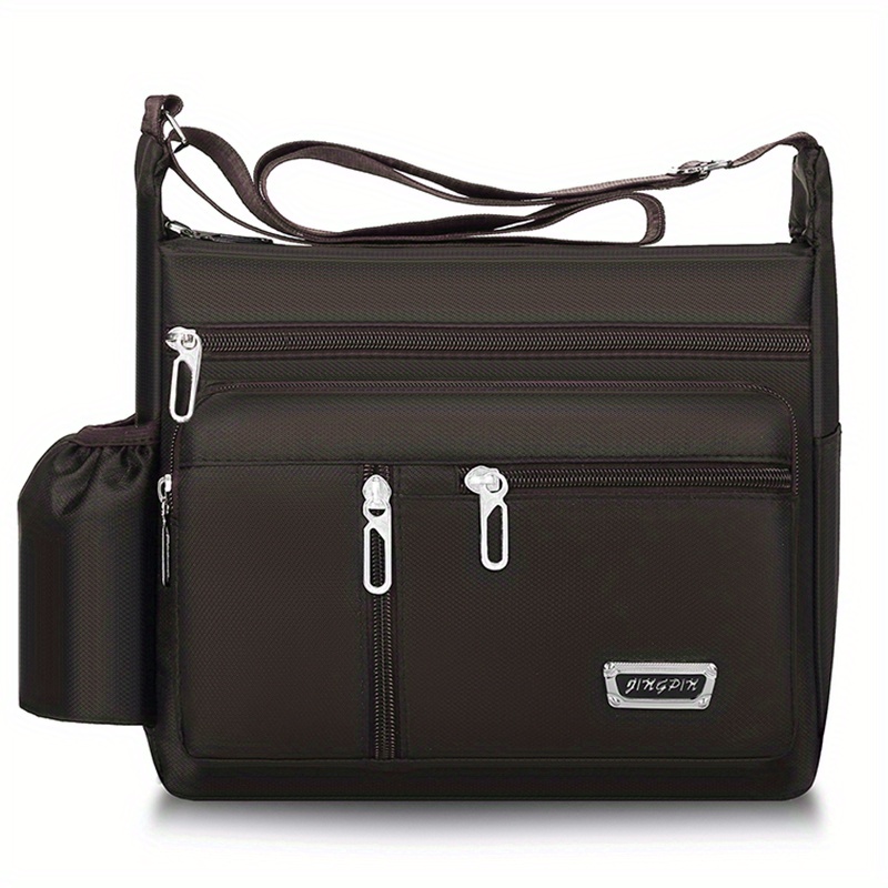 mens casual multifunctional crossbody bag large capacity tools storage bag shoulder bag travel bag details 12