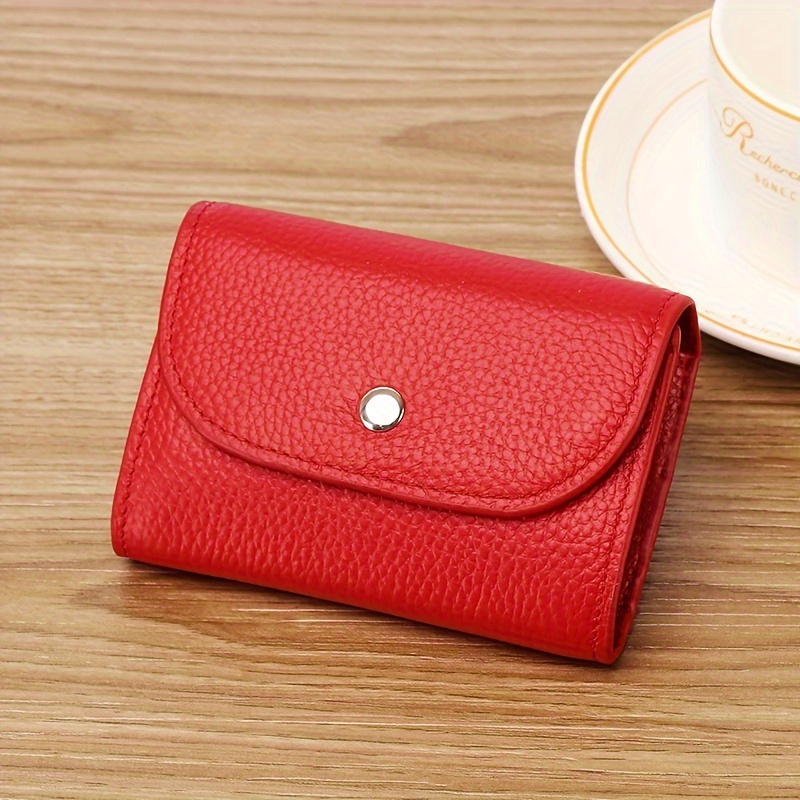 mini classic short wallet all match clutch coin purse portable credit card purse for women details 0