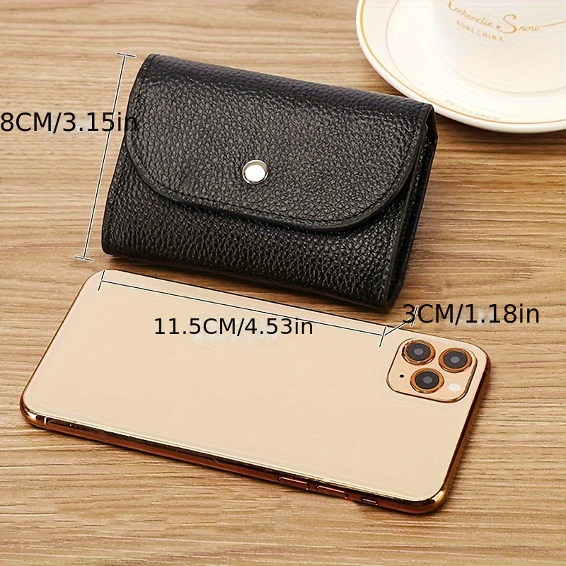 mini classic short wallet all match clutch coin purse portable credit card purse for women details 2