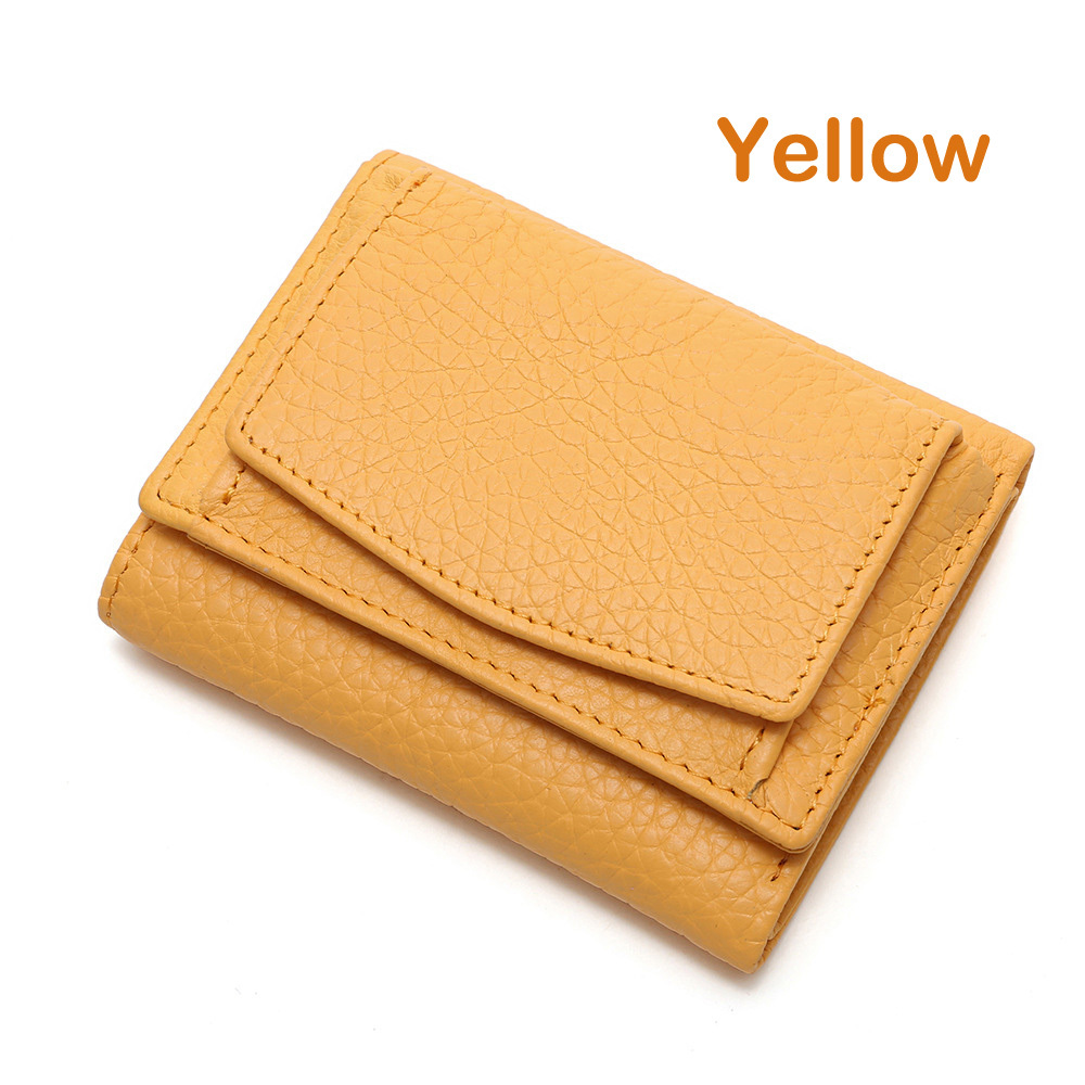 womens mini wallet faux leather snap button coin purse solid coin pockets for everyday details 15